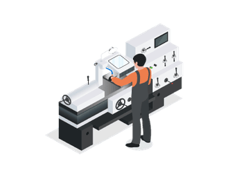 Milling machine illustration