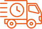 Fast moving van icon