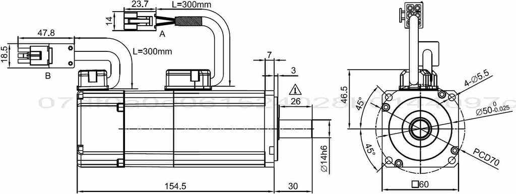 FR-LS-40-2-B-6-06-A Motor