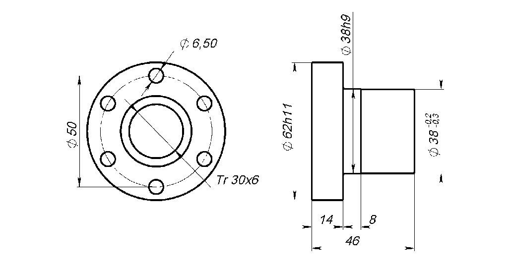 TR30-06-EFM-RG7 NUT