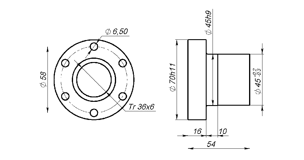 TR36-06-EFM-RG7 NUT