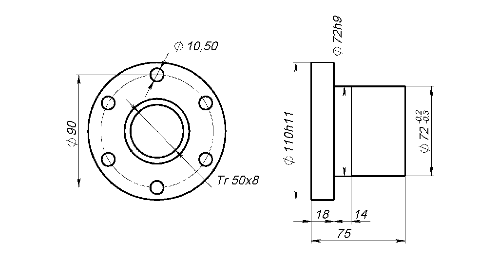 TR50-08-FEU-RG7 NUT