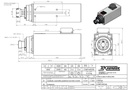 5160-D-DBS-P-ER32-HY-RH-6.0KW-220/380V-300HZ-18000RPM  Motor spindle