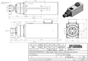 5160-D-DB-P-ER32-RH-5.6KW-220/380V-300HZ-18000RPM  Motor spindle