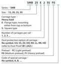 SMB25ESSF1H Carriage
