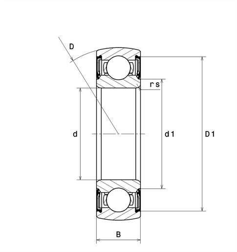 CS205LLU Ball bearing