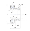 ES205G2 Ball bearing