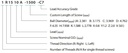 2R16-16-3000-0.052B-BD3.175 Rolled Shaft