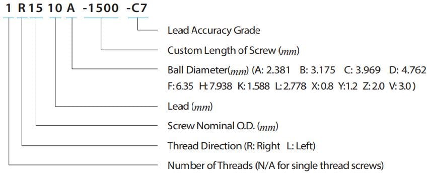2R40-20-6000-0.052F-BD6.350 Rolled Shaft