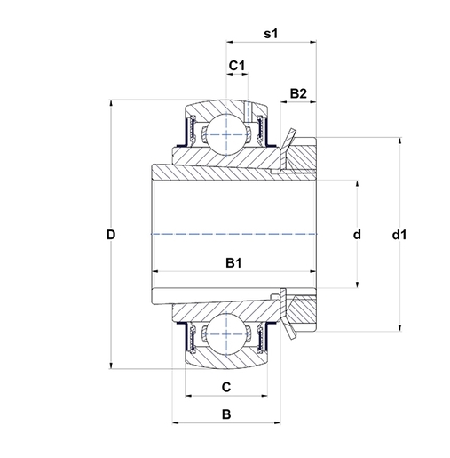 UK209G2H Ball bearing