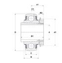 UK209G2H Ball bearing