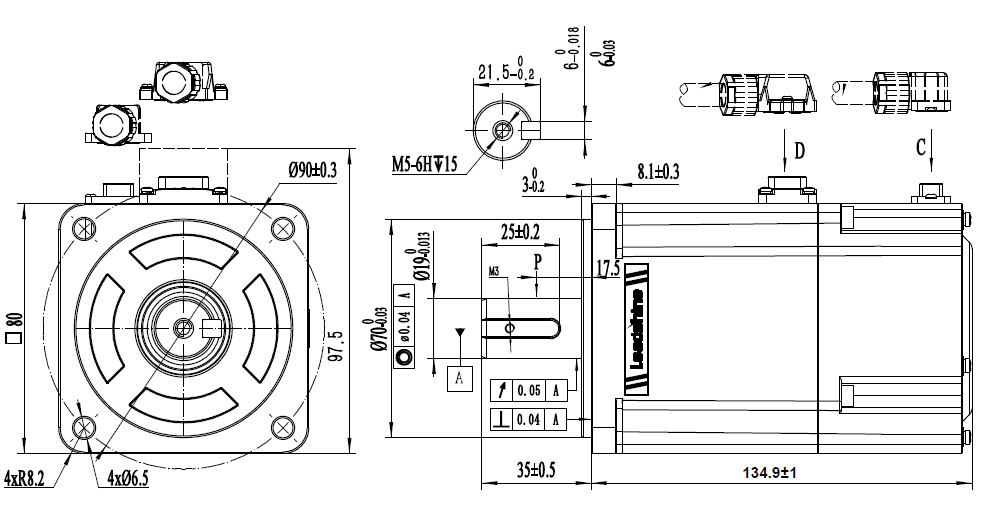 ELM1H-1000MA80E Motor