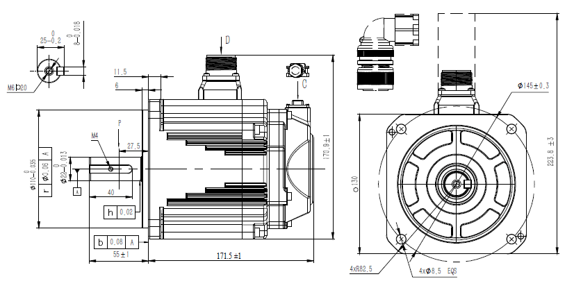 ELM1H-1300MD130E-H Motor