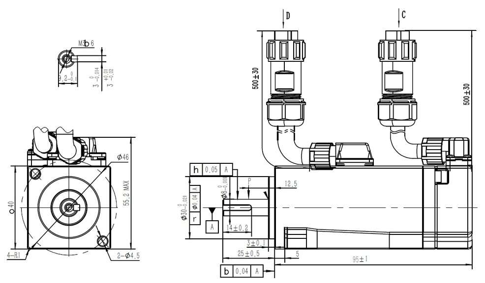 ELVM4010V48EH-M17-HD Motor
