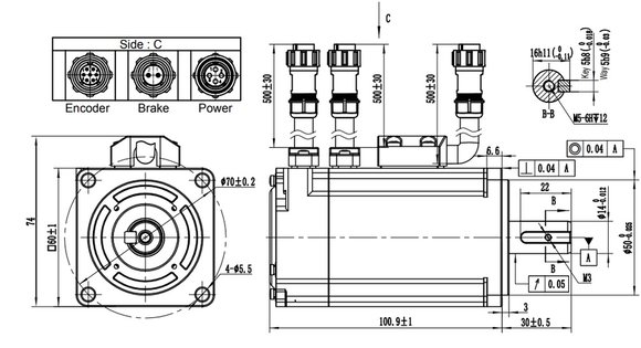 ELVM6020V24EH-M17-HD Motor