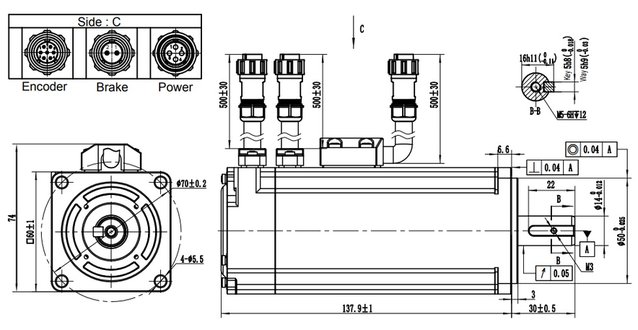 ELVM6060V48EH-M17-HD Motor