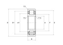 NJ316EMA Cylindrical roller bearing