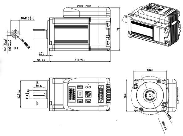 iSV2-RS6040V48H Motor