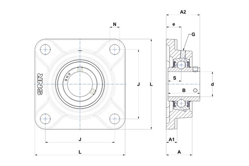 UCF204 Bearing unit