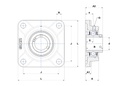 UCF204 Bearing unit