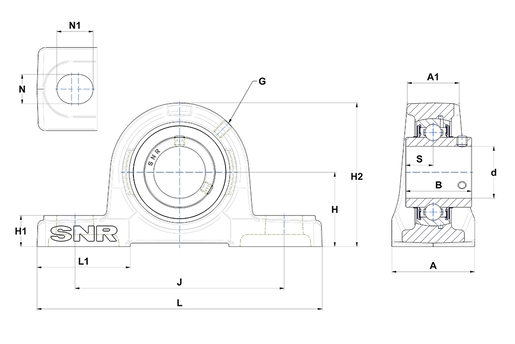 UCP204 Bearing unit