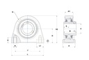 UCPA204 Bearing unit