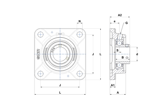 USFE208N Bearing unit