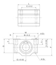 SCS40UU Bushing