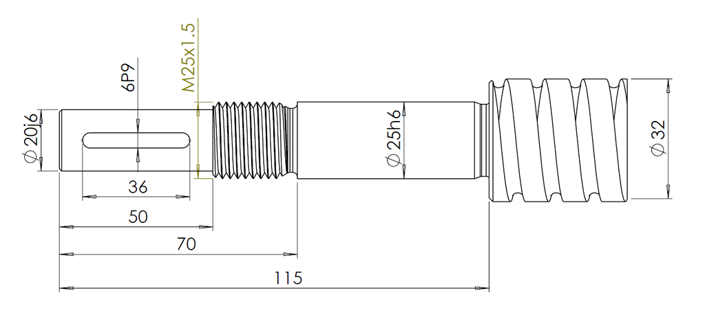 BK25/E9 End machining