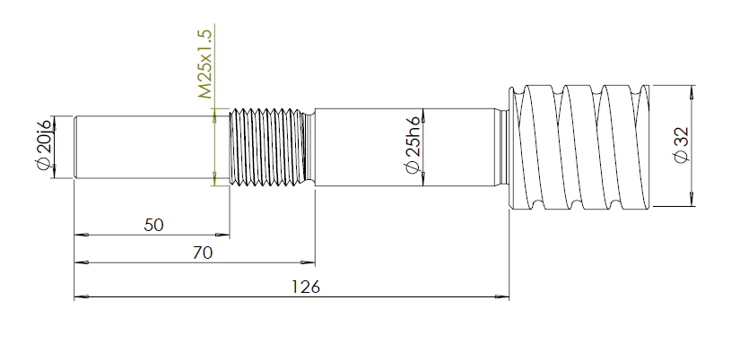 FK25/E81 End machining