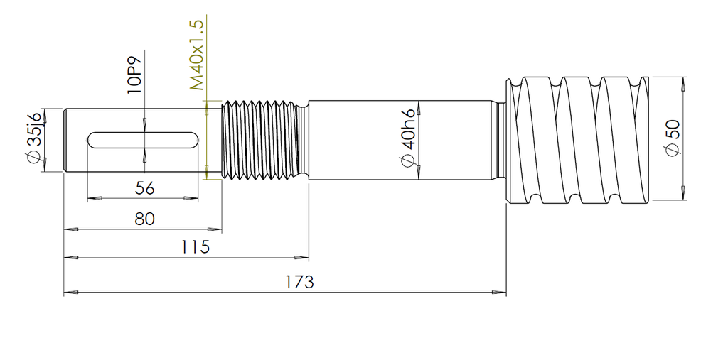 BK40/E9 End machining