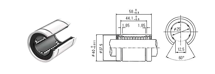 LME25UUOP Ball bushing