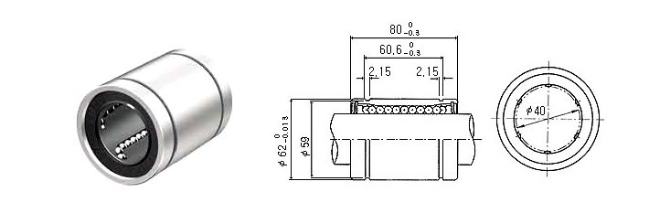 LME40UU Ball bushing