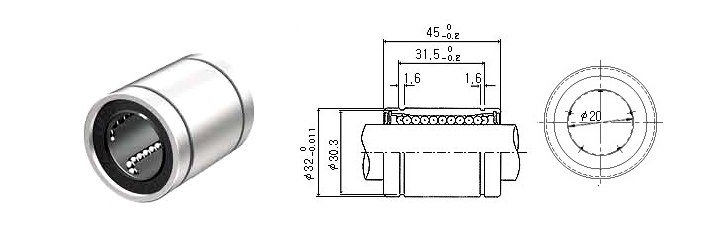 LME20UU Ball bushing