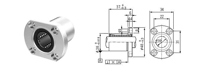 LMH16UU Ball bushing