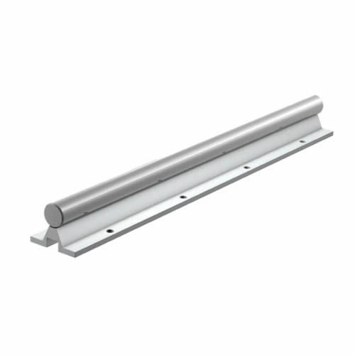 Precision shaft on support Ø10 mm, hardened (HRC 58–62), ground (h6  tolerance), Chromed in mm