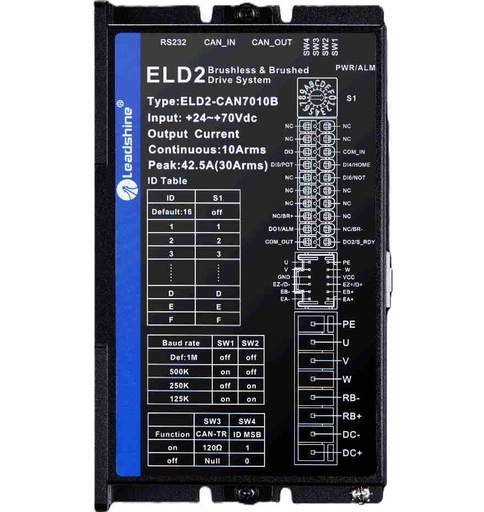 [Leadshine] ELD2-CAN7010B DC Valdiklis