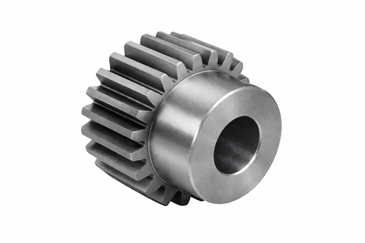 Spur Gear M4, 40 mm Width, Straight teeth, With Hub (C45 Steel)